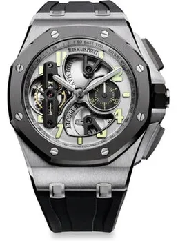 Audemars Piguet Royal Oak Offshore Tourbillon  26387IO.OO.D002CA.01 44mm Titanium Silver