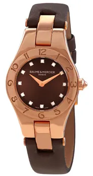 Baume & Mercier Linea 10090 26mm Rose gold Brown