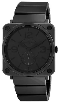 Bell & Ross Aviation BRS-BLK-CER-PHT 39mm Ceramic Black