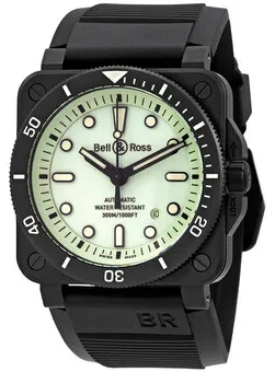 Bell & Ross Instruments BR0392-D-C5-CE/SRB 42mm Ceramic Green