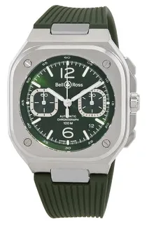 Bell & Ross Urban BR05C-GN-ST/SRB 42mm Stainless steel Green