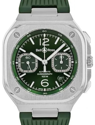 Bell & Ross Urban BR05C-GN-ST/SRB 42mm Stainless steel Green