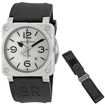 Bell & Ross Aviation BR0392-GBL-ST/SRB 42mm Stainless steel Gray