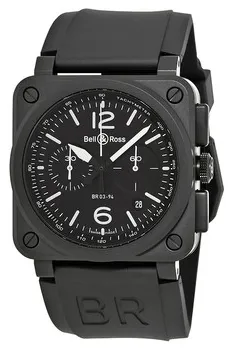 Bell & Ross Instruments BR0394-BL-CE 42mm Matte Ceramic Black