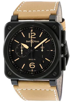 Bell & Ross Instruments BR0394-HERI-CE 42mm Ceramic Black