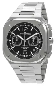 Bell & Ross Urban BR05C-BL-ST/SST 42mm Stainless steel Black