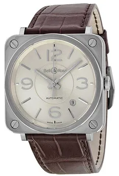 Bell & Ross Instruments BRS92-SI-ST/SCR 39mm Stainless steel Silver