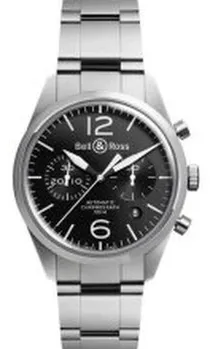 Bell & Ross Vintage BRV126-BL-ST/SST 41mm Stainless steel Black