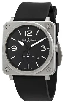 Bell & Ross BRS-BLC-ST BRS-BLC-ST/SRB 39mm Stainless steel Black