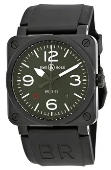 Bell & Ross Military Type BR0392-MIL 42mm Matte Ceramic Olive