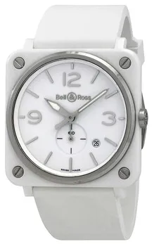 Bell & Ross BRS-WH-CES/SCA 39mm Ceramic White