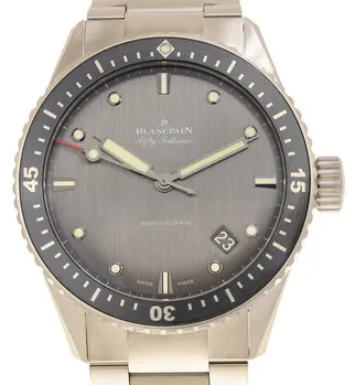 Blancpain Fifty Fathoms Bathyscaphe 5000 1210 98S 43mm Titanium Anthracite