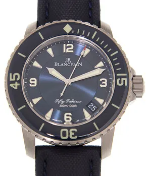 Blancpain Fifty Fathoms 5015-12B40-52A 45mm Titanium Blue