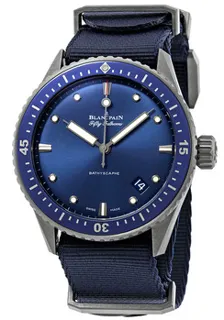 Blancpain Fifty Fathoms 5000-0240-NAOA Ceramic Blue