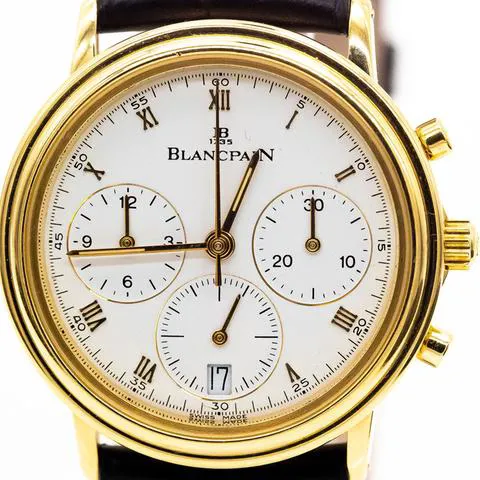 Blancpain Villeret 1185-1418-55 34mm Yellow gold White