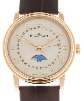 Blancpain Villeret Quantième Phases de Lune 6126-3642-55A 33mm Rose gold White