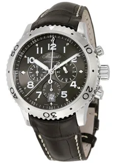 Breguet Transatlantique 3810ST/92/9ZU Stainless steel Black