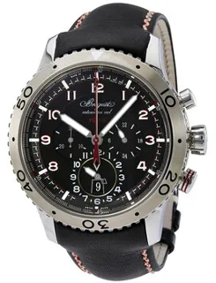 Breguet Transatlantique 3880ST/H2/3XV 44mm Stainless steel Black