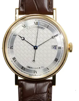 Breguet Classique 5177ba/12/9v6 38mm Yellow gold Silver