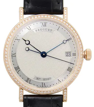 Breguet Classique 9068BR/12/976/DD00 34mm Rose gold Silver