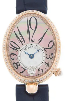 Breguet Reine de Naples 8918BR/5T/964 D00D 28mm Rose gold Beige