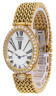 Breguet Reine de Naples 8928BA/51/J20 DD00 33mm 18kt Yellow Gold White