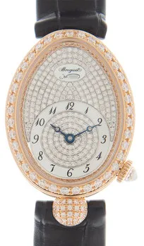 Breguet Reine de Naples 8928BR/8D/944/DD0D3L 24mm Rose gold Diamond