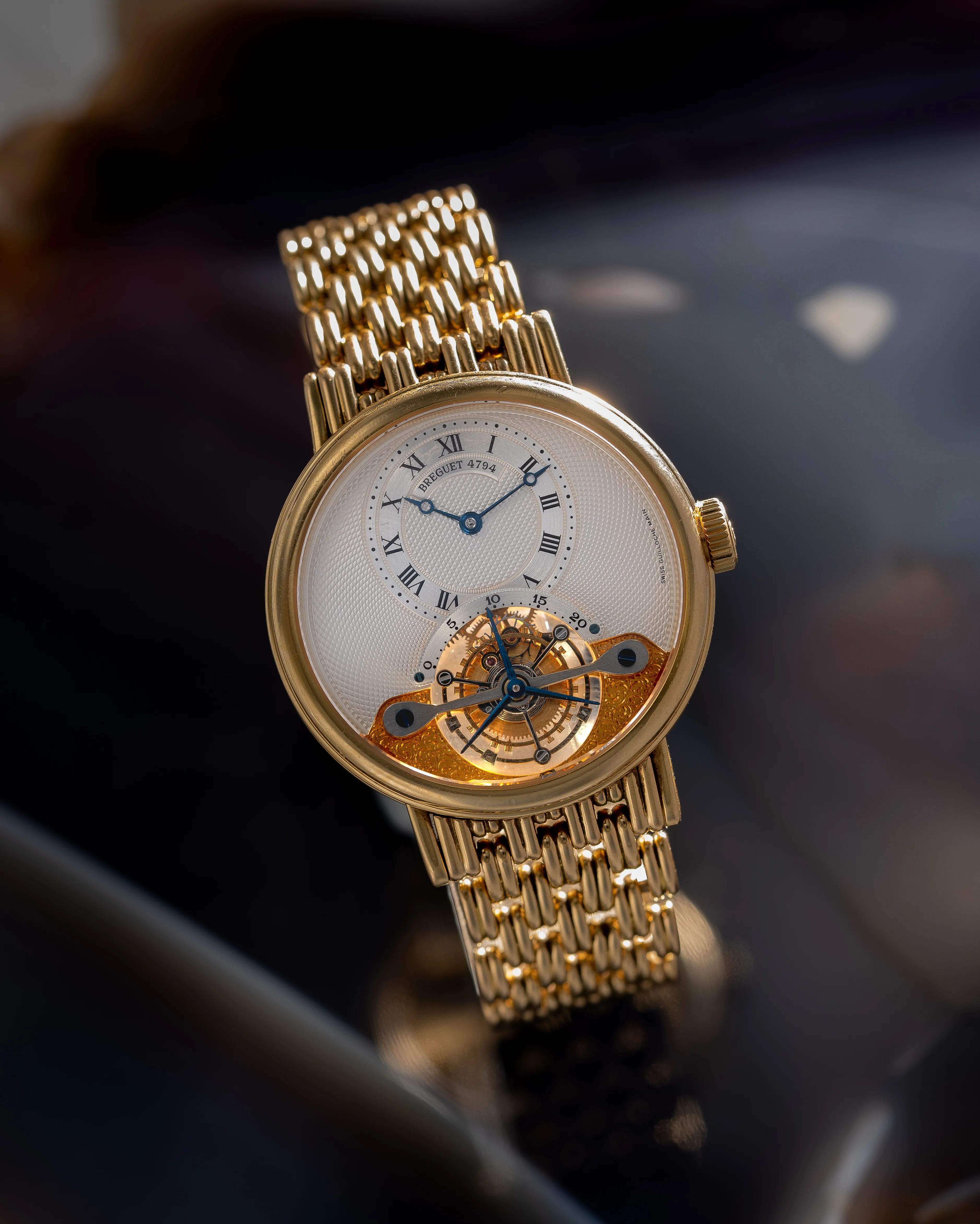 Breguet Tourbillon 3357 36mm Yellow gold Silver