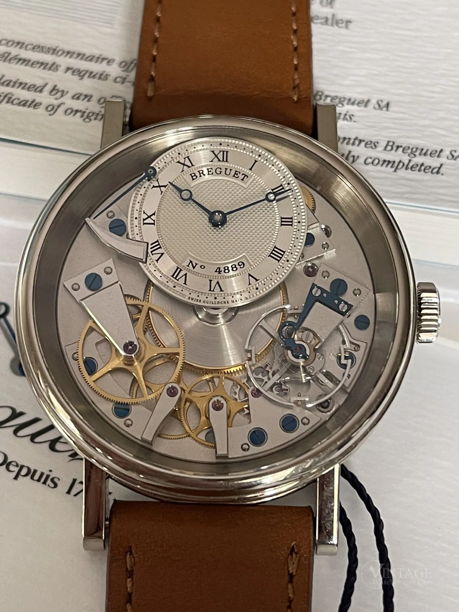 Breguet Tradition 7057BB/11/9W6 40mm White gold Silver 5