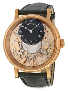 Breguet Tradition 7057br/r9/9w6 Rose gold Black and Golden