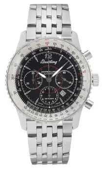 Breitling Breitling Navitimer Montbrilliant A41330 38mm Stainless steel Black