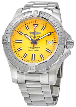 Breitling Avenger A17319101I1A1 45mm Stainless steel Yellow