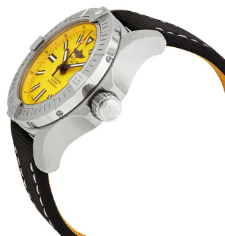 Breitling Avenger A1731910111X1 45mm Stainless steel Yellow 2