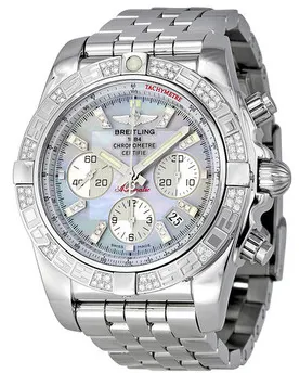 Breitling Chronomat AB0110AA.G686.375A 43.5mm Stainless steel Mother-of-pearl