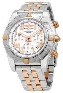 Breitling Chronomat IB011012/A692.375C Rose gold and Stainless steel White