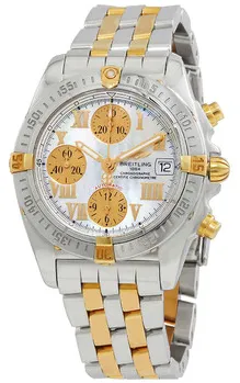 Breitling Cockpit B1335812/A597.366D 39mm Yellow gold and Stainless steel Mother-of-pearl