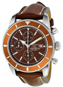 Breitling Superocean A1332033/Q553 46mm Stainless steel Brown
