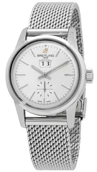 Breitling Transocean A1631012/G781/171A 38mm Stainless steel Silver