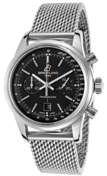 Breitling Transocean A4131012/BC06 38mm Stainless steel Black