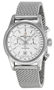 Breitling Transocean A4131012.G757.171A 38mm Stainless steel White