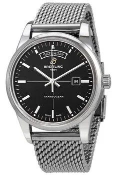 Breitling Transocean A45310121B1A1 43mm Stainless steel Black