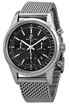 Breitling Transocean AB0152121B1A1 43mm Stainless steel Black