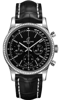 Breitling Transocean Chronograph AB015253.BA99.743P nullmm Stainless steel Black