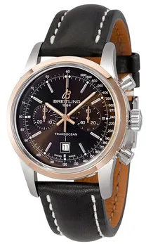 Breitling Transocean U4131012-Q600 428X-A18BA.1 38mm Stainless steel Dark Brown