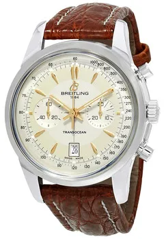 Breitling Transocean AB015412/G784BRCT 43mm Stainless steel •