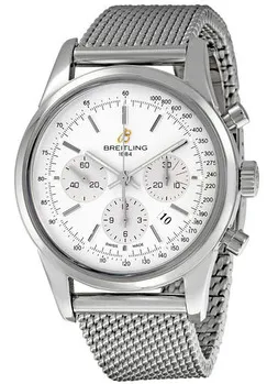Breitling Transocean AB015112/G715SS 43mm Stainless steel Silver