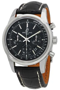 Breitling Transocean AB015212-BA99BKCT 43mm Stainless steel Black