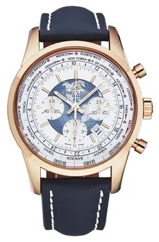 Breitling Transocean Unitime RB0510U0/A733CS 46mm Rose gold White