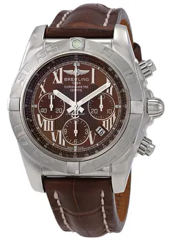 Breitling Chronomat B01 AB011011/Q566.739P.A20BA.1 43mm Stainless steel Brown