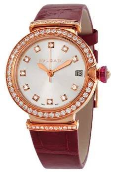 Bulgari LVCEA 102329 33mm Rose gold Silver